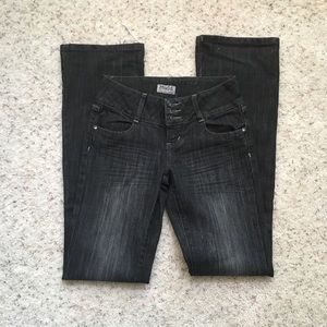 Black Distressed Jeans